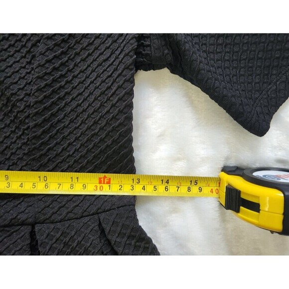 APT. 9 A-line Black Dress With Pockets Short Sleeve Mini Party Dress Size Small - Picture 8 of 10